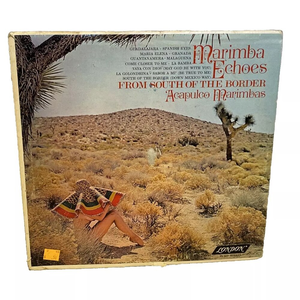 Marimba Echoes From South Of The Border (Vinyl, 1969) London ST 93122 VG+ LP